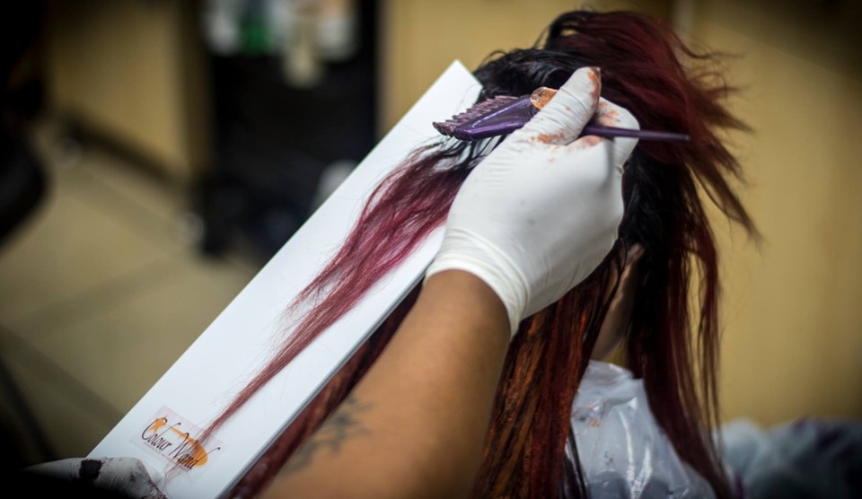 Hair painting with Colour wand tools