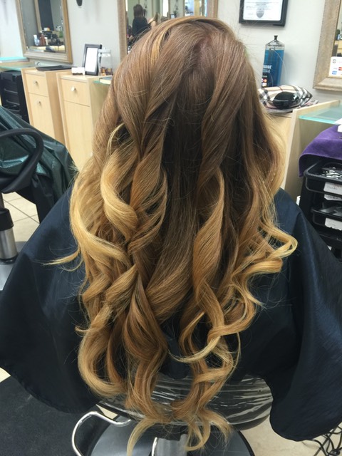 Natural balayage hair color by Colour Wand tools